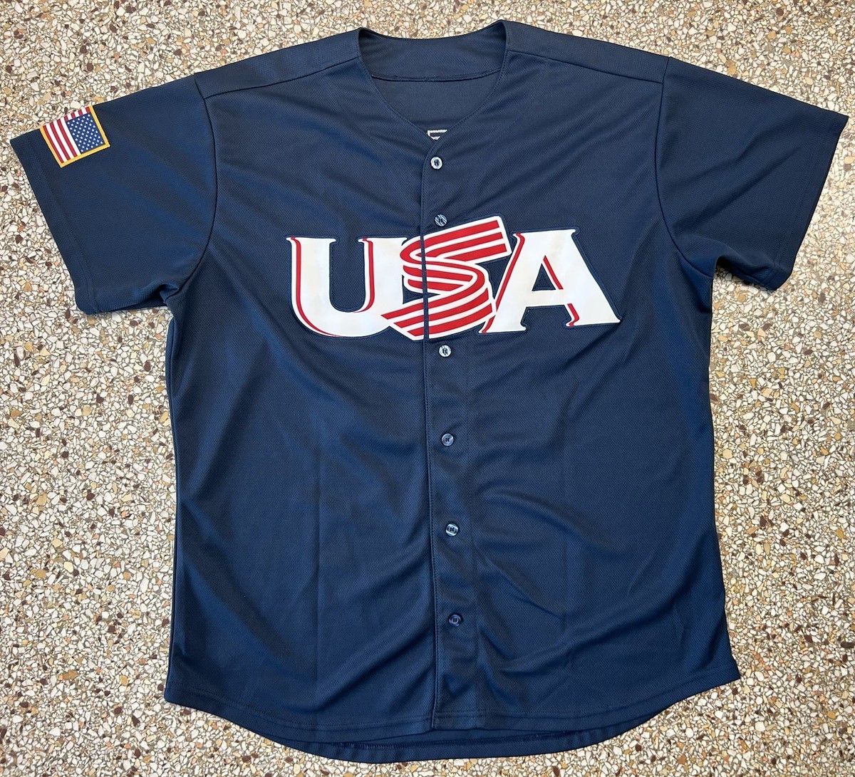 USA代表 WBC ワールドベースボールクラシック ベースボール シャツ XL USA代表 WBC ワールドベースボールクラシック ベースボール