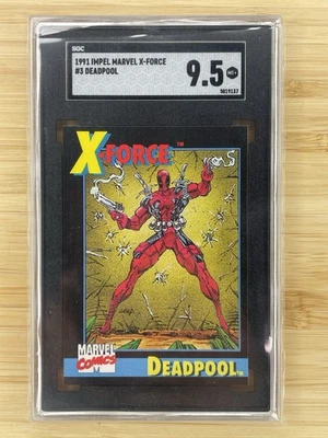 1991 Marvel X-Force Deadpool Promo Rookie Card RC #3 SGC 9.5 🔥🚀📈 - Image 1 of 3