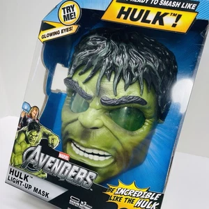 Marvel Avengers HULK LIGHT UP MASK mit LEUCHTENDEN AUGEN Hasbro 2012 Halloween - NEU - Bild 1 von 15