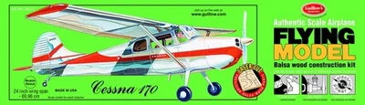 Guillow's Cessna 170 Laser Cut Model Kit for 8 - 11 Years - Image 1 of 4