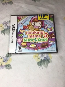 (ZERRISSENE VERPACKUNG AUF DER RÜCKSEITE) Cooking Mama 3 Nintendo DS Brandneu Factory Sealed - Bild 1 von 8