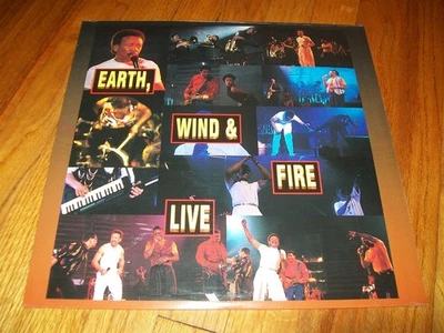 EARTH, WIND & FIRE - LIVE Laserdisc LD MUSIC BRAND NEW SEALED RARE GREAT MUSIC Foto 1 de 2