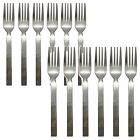 12 Stainless Steel Cutlery Dining Table Forks Pastry Dinner Forks Heavy Duty UK