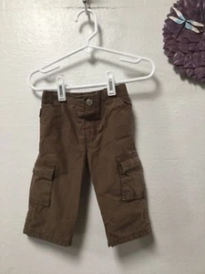 Pantalones cargo Old Navy bebé niño talla 6 a 12 meses marrón 157 - Imagen 1 de 3