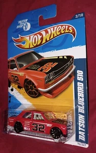 2012 Hot Wheels Faster Than Ever #2/10 Datsun Bluebird 510 Red JDM - Picture 1 of 3