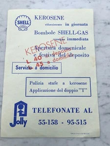 Old Flyer Advertising Shell Kerosene - Picture 1 of 2
