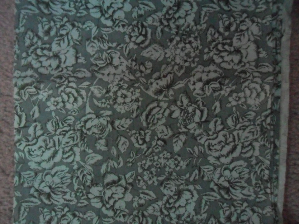 Unwashed quilting sewing fabric Tone on Tone Roses - Image 1 of 1