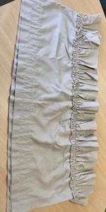 Lt Brown 144" x 15 1/2" Valances Used - Picture 1 of 3