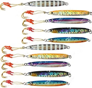 10 piezas 5 colores pesca 9 oz 250 g cuchillo de arrastre mariposa plantillas velocidad vertical cebo - Imagen 1 de 9