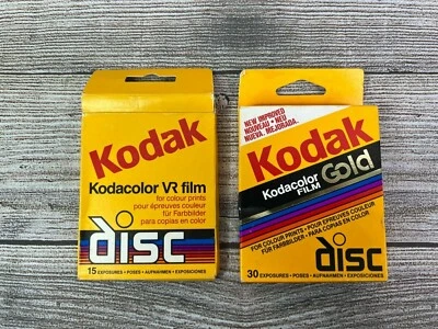 Kodak Kodacolor Gold Print Film - 2 Disc Pack 30 Exposures - 1 Disc15 Exposures - Image 1 of 4