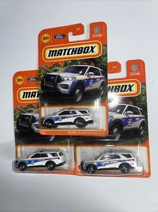 Matchbox 2023 Ford Police Interceptor Utility Lot 3 - Picture 1 of 5