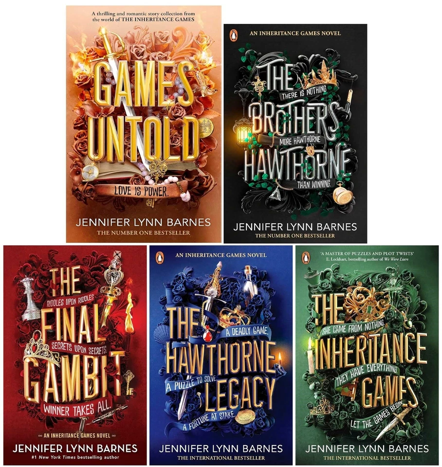 The Inheritance Games Series By 5 Books Collection Set - Ages 12-17 - PB/HB