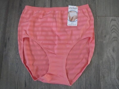 Bragas calzoncillos coral mate y brillante Jockey para mujer, talla 7/L, nuevas con etiquetas Foto 1 de 3