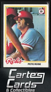 Pete Rose 1978 Topps #20 Cincinnati Reds - Imagen 1 de 2