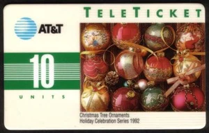 TK 319a AT&T 10u 1992 Adornos de árbol de Navidad de vacaciones (inglés)  - Imagen 1 de 2