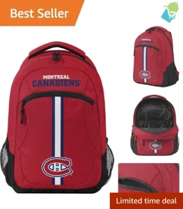 Official NHL Montreal Canadiens Action Laptop Backpack - 26.5L Water-Resistant - Picture 1 of 8