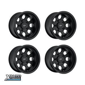 Pro Comp PA69 Vintage Flat Black 17X9 8X165.1 -6mm (Set of 4) - Picture 1 of 1