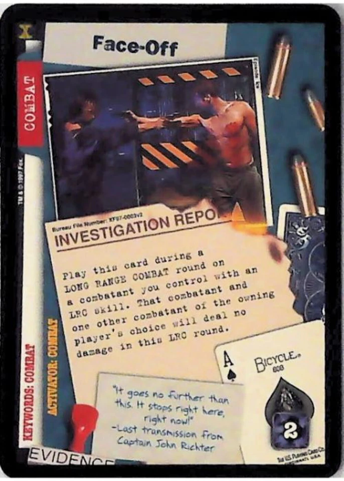 X-Files CCG Face-Off XF97-0003v2 - Image 1 of 1