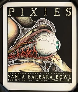Pixies EMEK Santa Barbara Bowl 2004 poster screenprint signed #/200 original - Picture 1 of 5