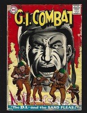 G I Combat #56 VG- Kubert Andru Heath Sgt Rock Prototype Marines WWII Korean War