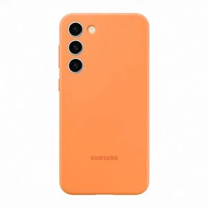 Véritable / Officiel Samsung Galaxy S23+ Plus Silicone Étui - Orange - Neuf - Photo 1 sur 5