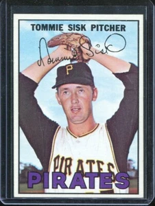 1967 Topps Baseball # 84 Tommie Sisk (NM-MT) Near Mint to Mint - Picture 1 of 2