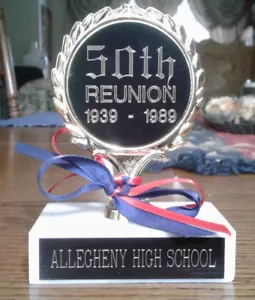 Allegheny High School (Pittsburgh, PA) 50th Reunion (1939-1989) Trophy Souvenir - Bild 1 von 6