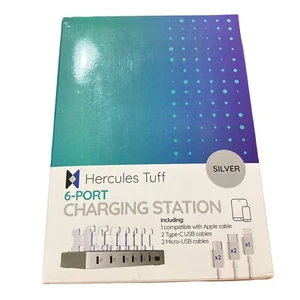 Hercules Tuff Charging Station 6 USB Fast Ports For Multiple Devices (G2-1) - Picture 1 of 2