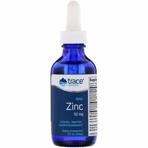Trace Minerals Research, Ionic Zinc, 50 mg, 2 fl oz (59 ml) - Foto 1 di 2