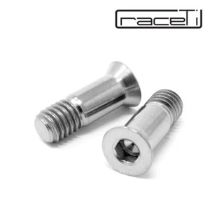 2x Titanium Ti Rear Derailleur Jockey Wheel Pulley Bolts for Shimano Sram pair - Picture 1 of 2