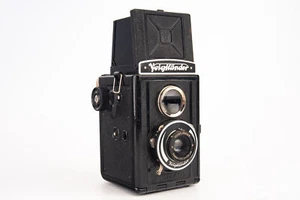 Voigtlander Brillant V6 6x6 120 Film TLR Camera w Voigtar 7.5cm f/7.7 Lens V29 - Picture 1 of 7