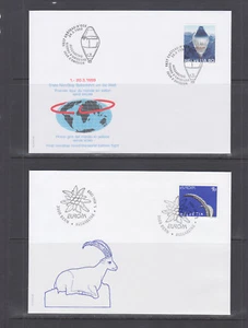 Suiza Mi 1680/1708, ediciones 1999, 5 juegos completos en 5 FDC oficiales - Imagen 1 de 3