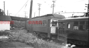4H104 NEG/RP 1930s/40s MONONGAHELA WEST PENN RAILWAY CAR CLARKSBURG YARDS - Picture 1 of 1