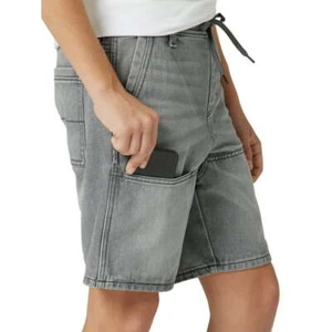 Wrangler Boy's Gray Denim Skater Denim Shorts Size XL 14/16  NEW - Picture 1 of 7