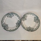 Assiettes Creuses Service Floral De Saint Amand En Terre De Fer, 1900