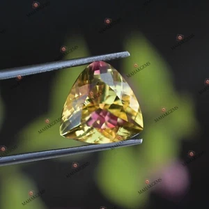 12.85 Ct Flawless Bi-Color Pitambari Sapphire – Certified Natural Loose Gemstone - Picture 1 of 6