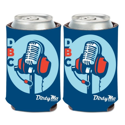 Door Bumper Clear Podcast Logo Can Hugger 12oz Cooler Cover