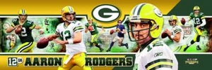 Aaron Rodgers Quarterback Green Bay Packers Photoramic #1013 - Picture 1 of 5