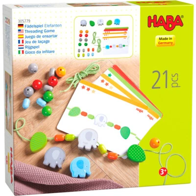 Haba 305779 Fädelspiel Elefanten Neu & Ovp - Bild 1 von 2