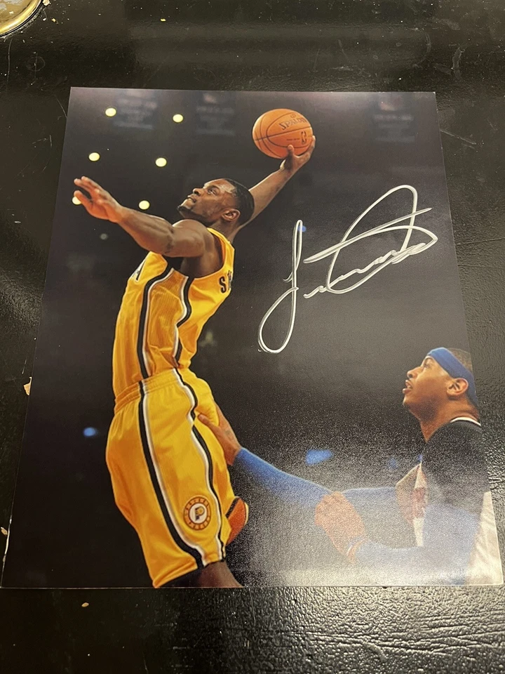 Autógrafo Lance Stephenson Indiana Pacers 8x10 Foto 1 de 1