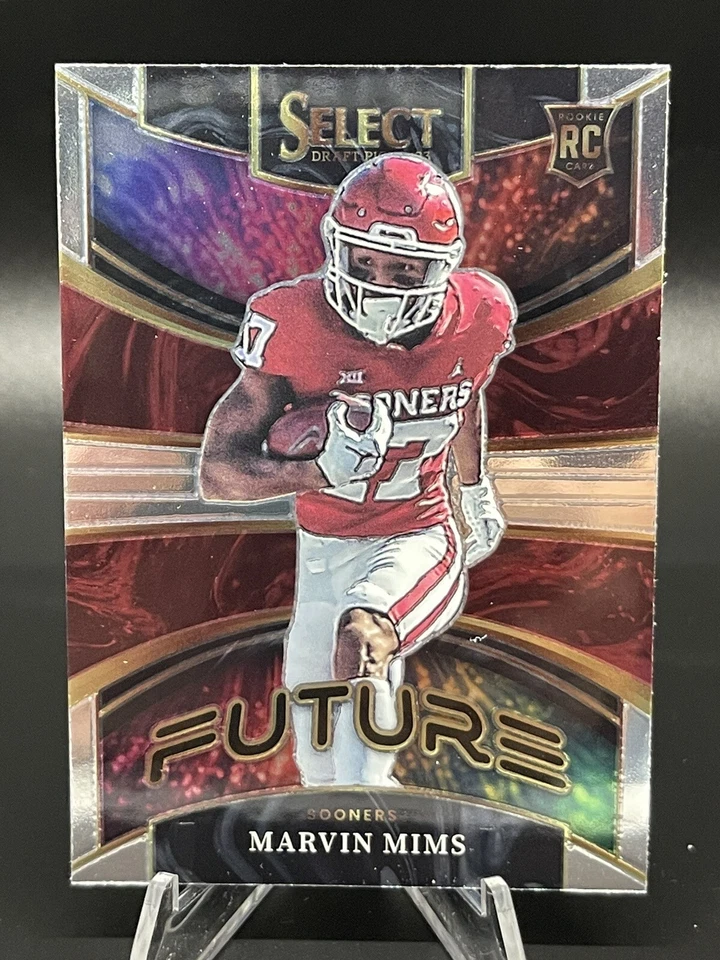 2023 SELECT DRAFT PICKS MARVIN MIMS WR OKLAHOMA (DENVER RC) #FUT-20 FUTURE SP - Image 1 of 1