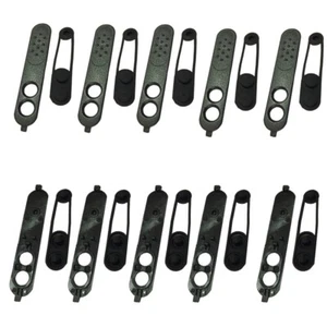 10 Piezas Bisel PTT Goma Y Botón Para Motorola XIR C1200 C2660 C2620 DEP250 - Imagen 1 de 3