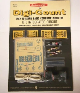 =SELTEN = Vintage Radio Shack Science Fair Digi-Count unverbaute Elektronik Zum Selbermachen Kit - Bild 1 von 2