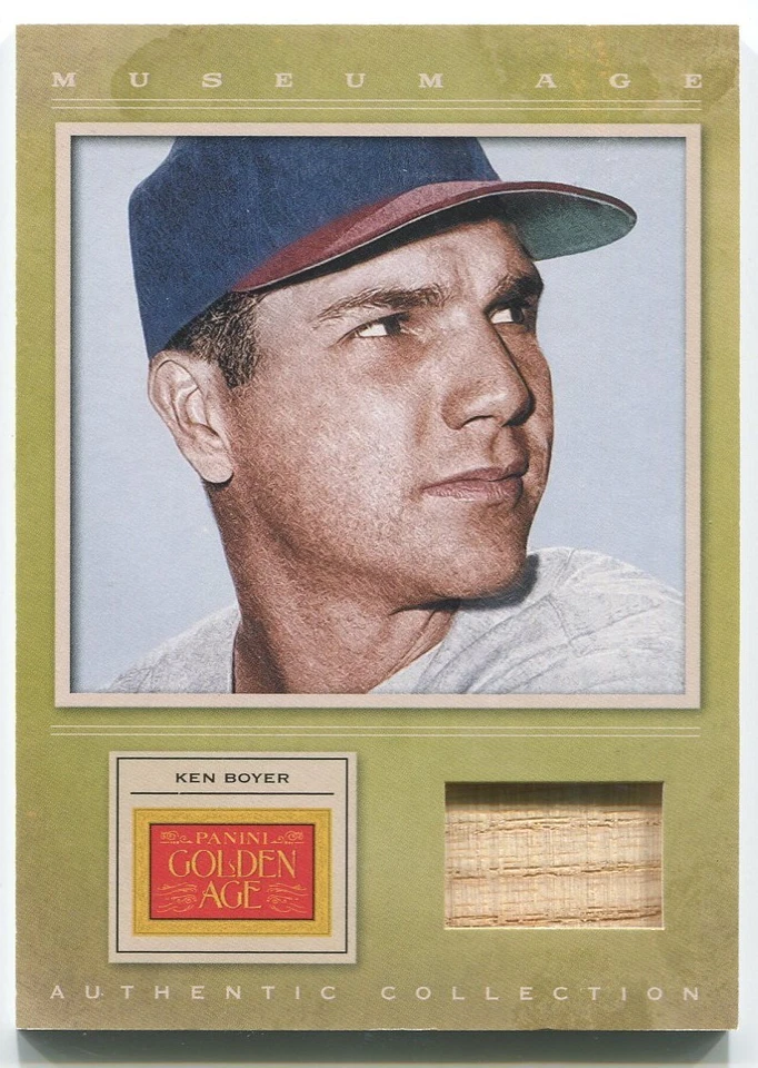 Ken Boyer 2012 Panini Golden Age Museum Age Game Used Bat Card #16 FREE SHIPPING - Image 1 of 1
