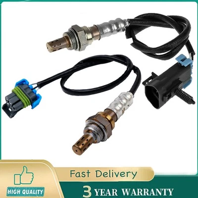 2pcs 02 Oxygen Sensor Up+Downstream For 2009-2012 Chevrolet Malibu L4 2.4L - Image 1 of 4