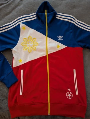 Chaqueta de Pista Adidas Filipinas Originales Talla Mediana, Cremallera Foto 1 de 4