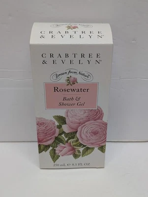 Gel de baño y ducha de agua de rosas Crabtree & Evelyn vintage 8,5 oz fl 250 ml - nuevo Foto 1 de 4