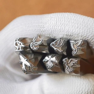 Navajo Adler Vogel Design Schmuck Metall Stempel Stanze Werkzeug Leder Silber Handwerk - Bild 1 von 11