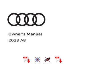 2023 Audi A8 Owner's Manual User Guide - Bild 1 von 1