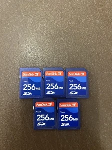 SanDisk 256MB SD Card for Nikon D40 D40X D50 D60 D90 D80 DSLR Digital Camera - Picture 1 of 2